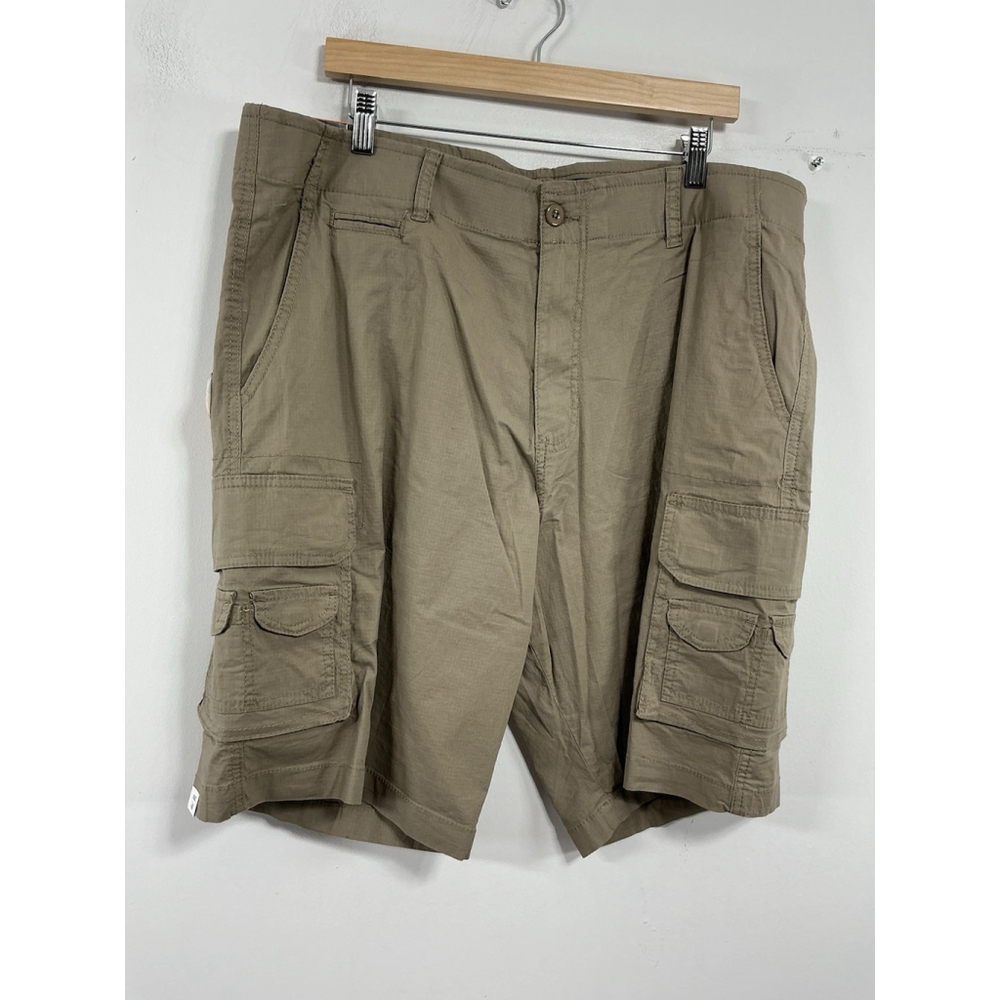 Mens Active Flex Cargo Shorts 40 Tan NWT